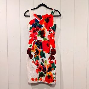 Eliza J Sleeveless Floral Cocktail Dress, Size 4